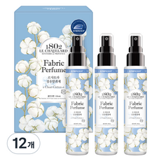 1802 LE CHATELARD 織物香氛噴霧 潔淨棉香 正裝, 150ml, 12個
