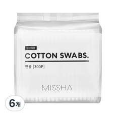 미샤 면봉, 300개입, 6개