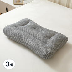 SOHEIM 人體工學頸椎乳膠枕, 灰色, 3個