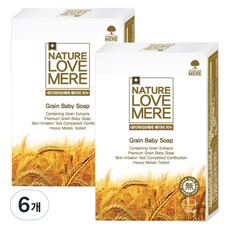 NATURE LOVE MERE 然自母愛 嬰兒穀物香皂, 6個