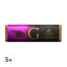 고디바 다크 85% 가나슈 초콜릿 바, 45g, 5개