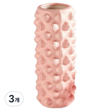 하태스몰 시원한 근육이 잘 풀리는 마사지롤러 33cm, 3개, 도트무늬 핑크