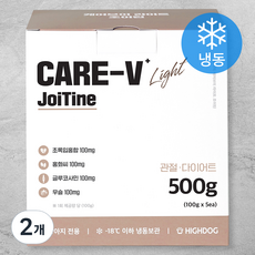 하이독 강아지 케어브이 라이트 관절 조이틴 사료 5입 (냉동), 닭, 2개, 500g