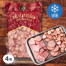 오뗄 부대찌개 모듬햄 (냉동), 1kg, 4개