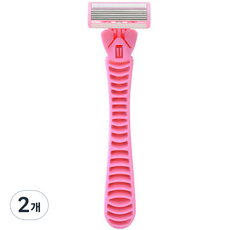 Haieori 女性用全身除毛器 彩色除毛刀 粉紅色, 2個, 1入