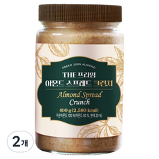 그린너트 더프라임 아몬드스프레드 크런치, 2개, 400g