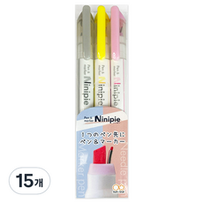 sun-star Donga PMS Sunstar Ninipie筆 3色組, A, 15個