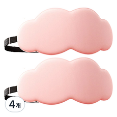 正月市集 雲朵睡眠眼罩 粉紅色, 1入, 4個