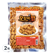 해야미 매콤 달콤 오징어 맛깡, 400g, 2개