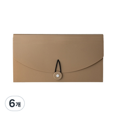 CareFree 辦公室收據整理盒 RA-10, 棕色, 6個