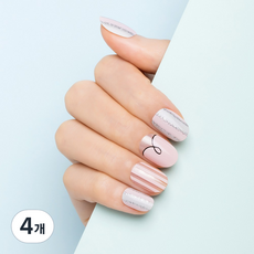 젤로젤로 젤네일 스티커, 4개, 걸스드림