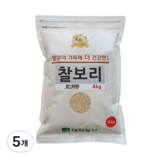 대한농산 찰보리, 4kg, 5개