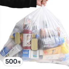 네이쳐리빙 모던데일 분리수거함 비닐봉투, 80L, 500개