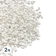 Crunch史萊姆材料 白 不透明吸管亂射, 2個, 混色