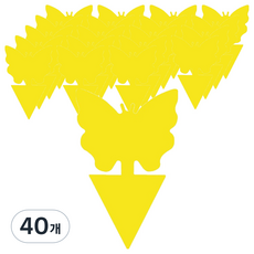 Jeepsaram 蝴蝶造型驅蟲黏板, 3.25g, 40個