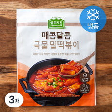 상하키친 매콤달콤 국물 밀떡볶이 (냉동), 320g, 3개