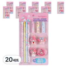 三麗鷗明星公仔鉛筆保護蓋套組, 20套, 美樂蒂