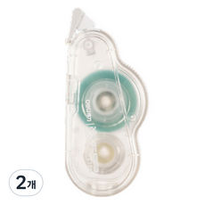 델리 구름 양면테이프 대용량 6mm x 12m, 화이트, 2개