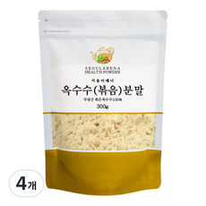 서울아레나 옥수수 볶음 분말 국내산, 4개, 300g