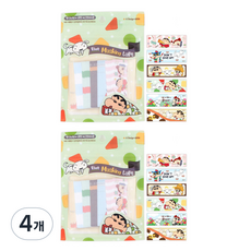 Flyingwhales 蠟筆小新 蠟筆小新 平面遮蔽膠帶, 丁古醬, 4個