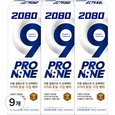 2080 Pro-Nine 原創薄荷香牙膏, 120g, 9個