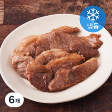 미트코리아 미래식탁 양념 돼지왕구이 (냉동), 600g, 6개