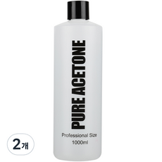 퓨어 아세톤, 1L, 2개