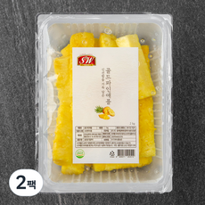 S&W 골드파인애플 스틱형, 2kg, 2팩