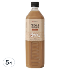 Cconlab 藥膳寶鑑 零糖生薑濃縮液 甜度25%, 5個, 1L