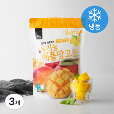호재준 유기가공식품인증 애플망고 (냉동), 500g, 3개