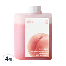 Friss 水蜜桃濃縮液, 4個