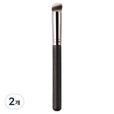 Allwayle 毛孔瑕疵遮瑕細毛刷 TSP2568, 黑色, 2個