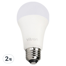 비츠온 LED 벌브 12W, 주백색, 2개