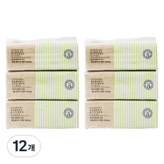 竹製廚房毛巾, 100張, 12包