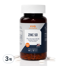 비타민마을 VVG 아연 50, 49.5g, 3개