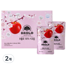 브롤로 100% 사과즙 스탠딩형, 90ml, 100개