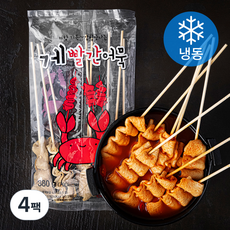 쿡생 게빨간어묵 (냉동), 4팩, 380g