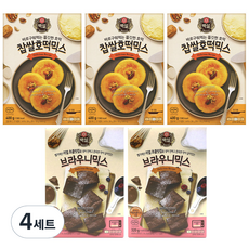백설 찹쌀호떡믹스 400g x 3p + 브라우니믹스 320g x 2p, 4세트
