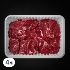 한우 사태 덩어리 1등급 수육 국거리 장조림용 (냉장), 4개, 1kg