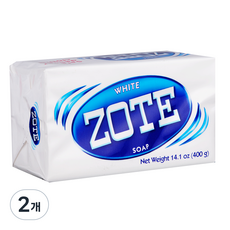 조트 세탁비누 화이트, 400g, 2개