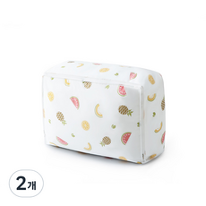 DM 소프트 방수 이불 정리함 M, 트로피칼과일, 2개