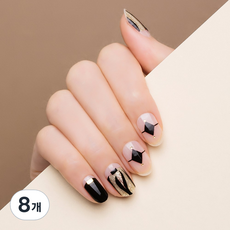 젤로젤로 젤네일 스티커, 8개, 섹시벡