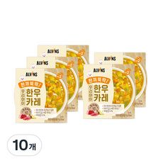 엘빈즈 한끼뚝딱 우리아이 한우카레, 10개, 카레