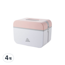 The Flow 家用雙色急救箱 粉紅色 大型, 4個