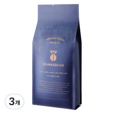 WANNABEAN ROASTERY 精品級 巴布亞紐幾內亞 西姆布 A級 原豆咖啡, 法式濾壓壺, 1kg, 3個