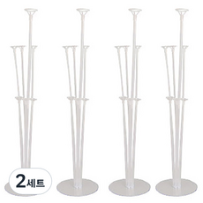 joyparty 氣球展示架 70cm 4入組, 2組, 透明