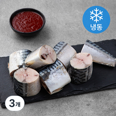 사랑해어 간편한 손질 조림용 노르웨이 고등어 (냉동), 1.5kg, 3개