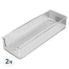 KODACHIEF 데스크정리함 5타입 10.4 x 5.8 x 30.5 cm, 투명, 2개