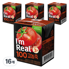 I'm Real Pulmuone 100高濃縮番茄, 16個, 120ml