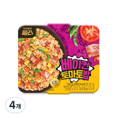 밀리 아이배냇 베이컨 토마토밥, 150g, 4개